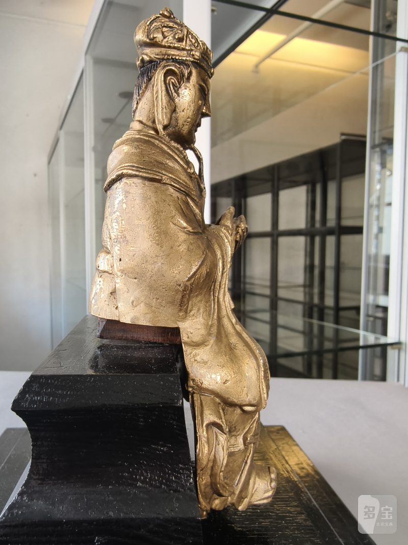 A BRONZE FIGURE OF A DIGNITARY - 图13